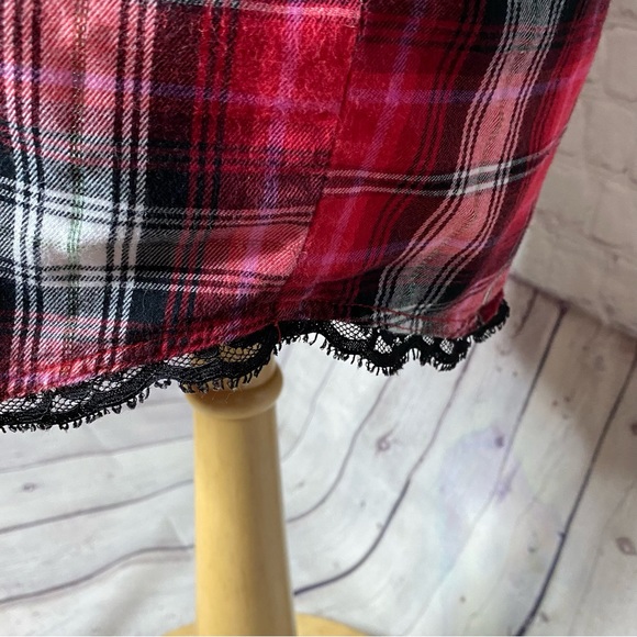 VICTORIA’S SECRET Long-sleeve Plaid Sleep Shirt - Picture 9 of 9